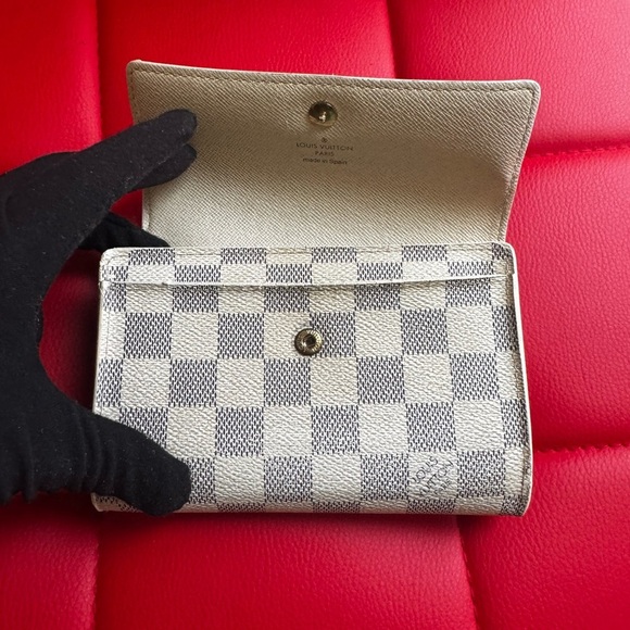 Louis Vuitton Damier Azur Canvas Alexandra Wallet vintage pre-loved 2007 - Picture 6 of 16